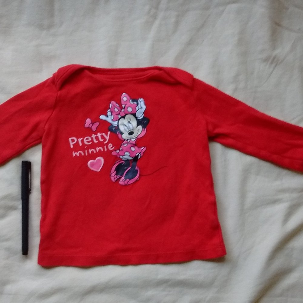 Minnie Mouse long sleeve baby shirt